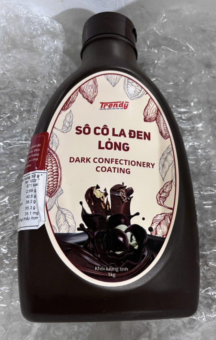 Socola đen lỏng Trendy 1kg